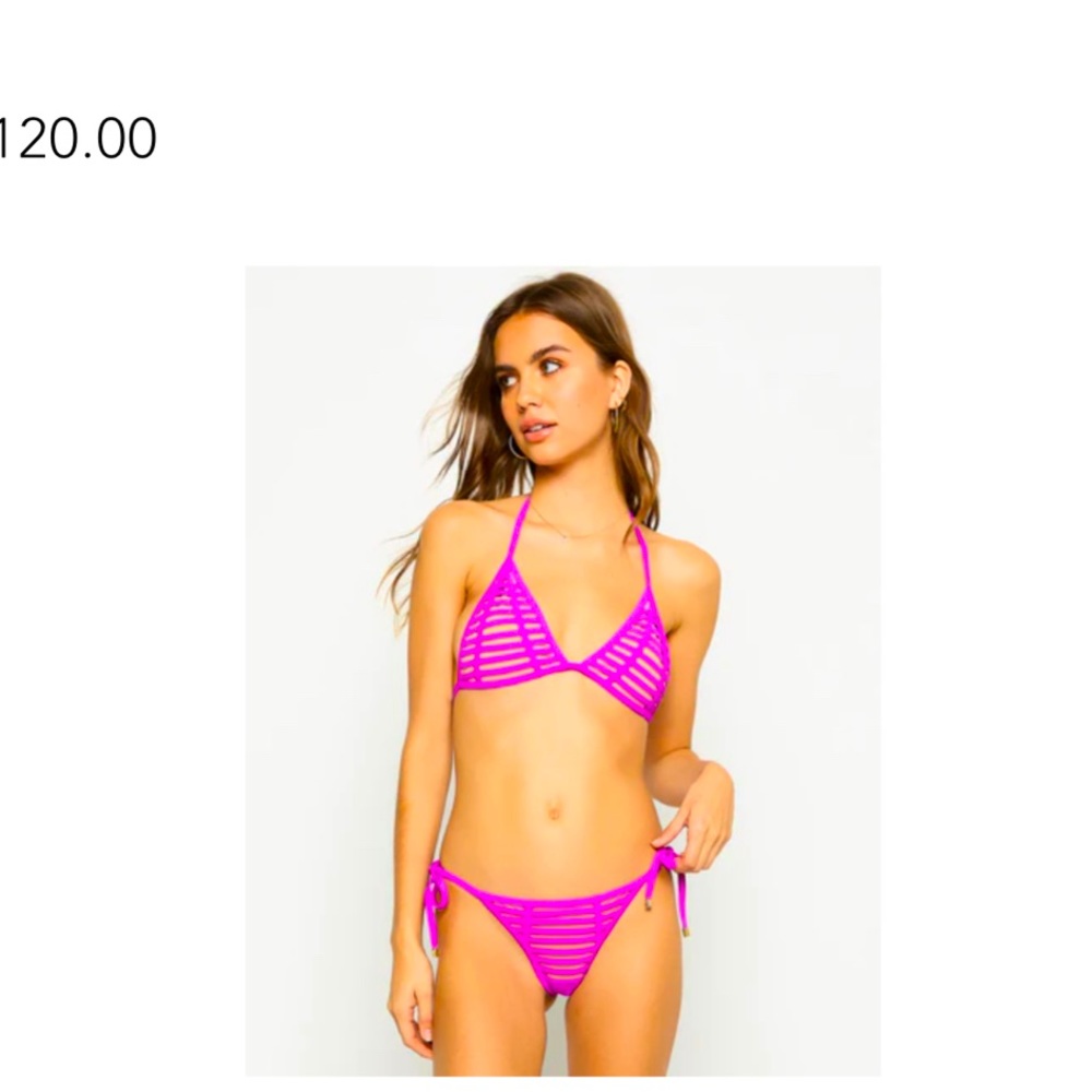 Beach Bunny NWT. Sold as set. Top and bottom Summer Triangle Top & Bottom